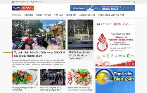 Desain Website - Tema WordPress Berita Umum Terbaru