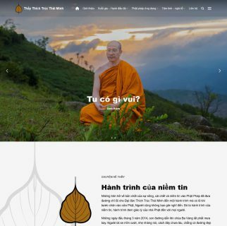 Desain Website Berita. Tema WordPress untuk Berita Buddha