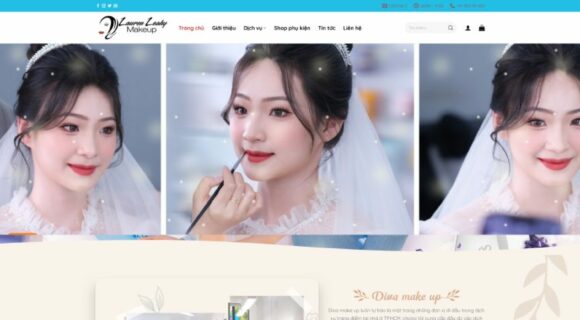 Design a Makeup Training Website. Premium WordPress Theme for Beauty and Bridal Makeup Training