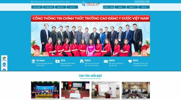 Thiết kế Website, Theme Wordpress Web Trường Học Y Dược