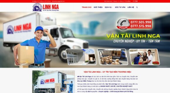 Website Design - WordPress Theme for Moving Services