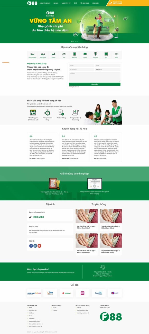 Thiết kế Website - Theme Wordpress Dịch Vụ Vay Tiền 3