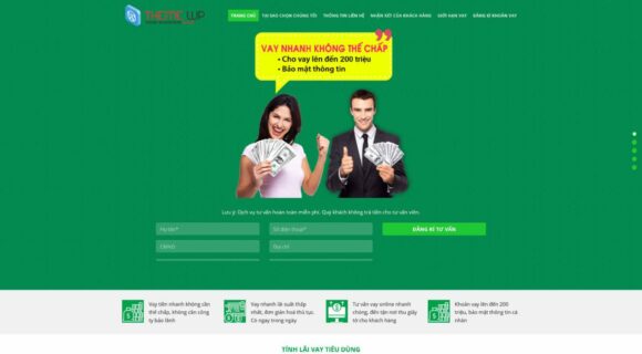 Business Website Design - WordPress Theme for Loan Services