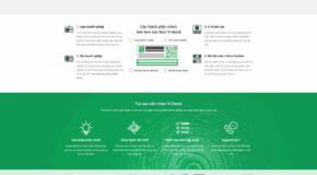 Thiết kế Website - Theme Wordpress Dịch Vụ Vcheck Doanh Nghiệp