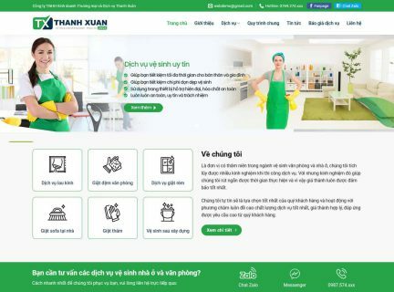 Website Design - WordPress Theme for Cleaning Services 4