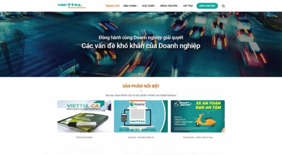 Thiết kế Website Dịch Vụ - Theme Wordpress Viễn Thông Viettel 4