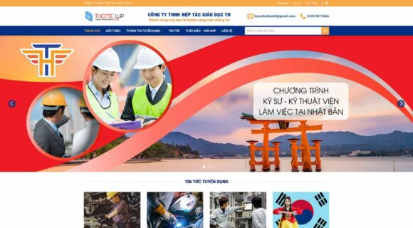 Thiết kế Website - Theme Wordpress Xuất Khẩu Lao Động (xkld) 5