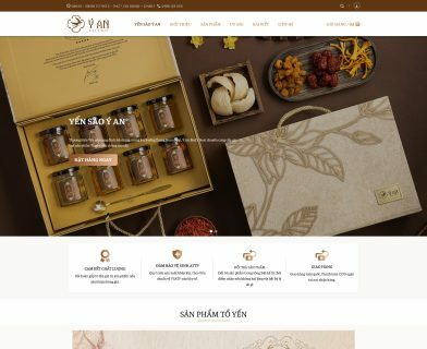 E-commerce Website Design. WordPress Theme for Bird Nest Food Sales 3