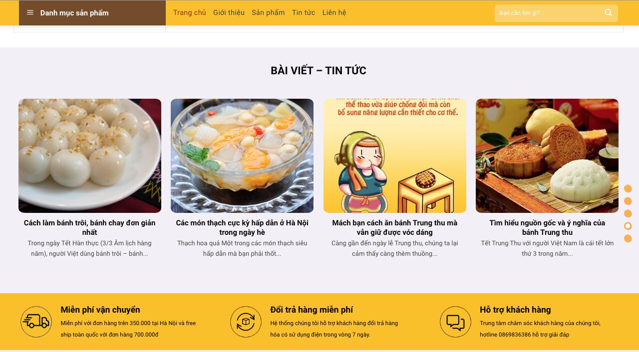 Blog và tin tức của website bán nguyên liệu làm bánh