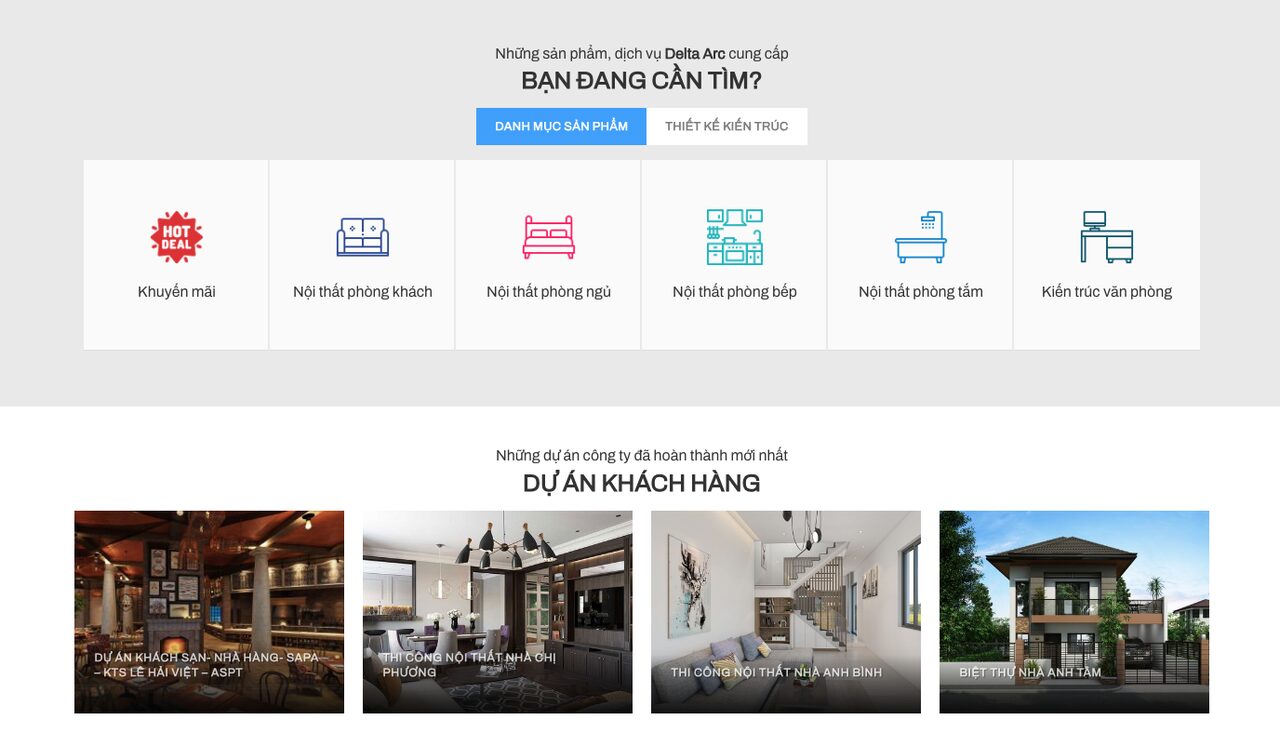 Danh mục sản phẩm Theme WordPress Nội Thất 21