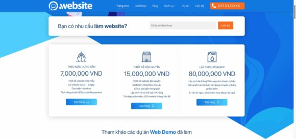 Theme WordPress Công Ty Thiết Kế Web 6 sở hữu bố cục hài hoà, nhiều tính năng