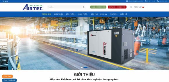 Tìm Hiểu Về Thiết kế Website Bán Máy Nén Khí Tại Ecomkey