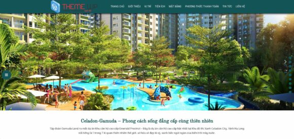 Trang chủ thiết kế Website Bất Động Sản 02 Chuyên Nghiệp