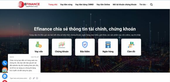 Thiết kế Website Tin Tức Dịch Vụ, Doanh Nghiệp, Tài Chính 2