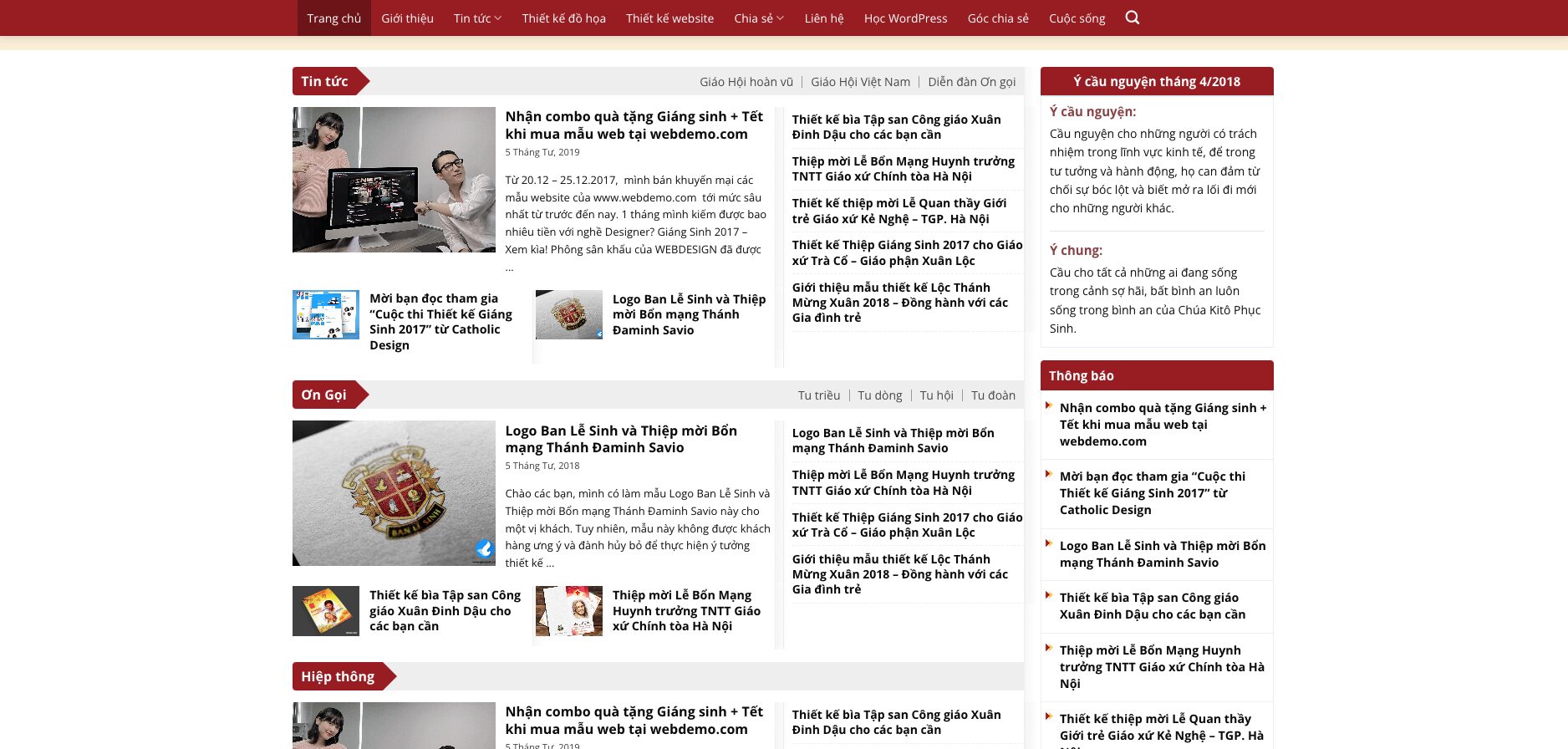 Tin tức và bài viết của thiết kế website tin tức