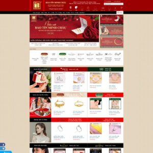 Website Công Ty Bảo Tín Minh Châu – Thiết kế Website Trang Sức Sang Trọng