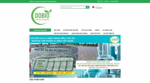 Thiết kế Website Công Ty Dobio – Website Nông Nghiệp Thân Thiện