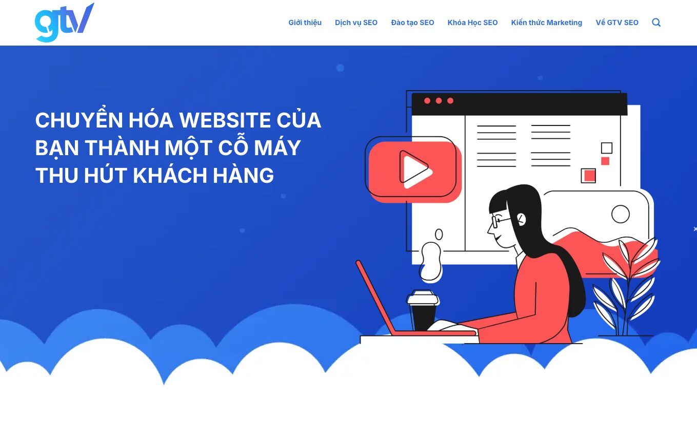 Theme WordPress Công Ty Dạy SEO GTV