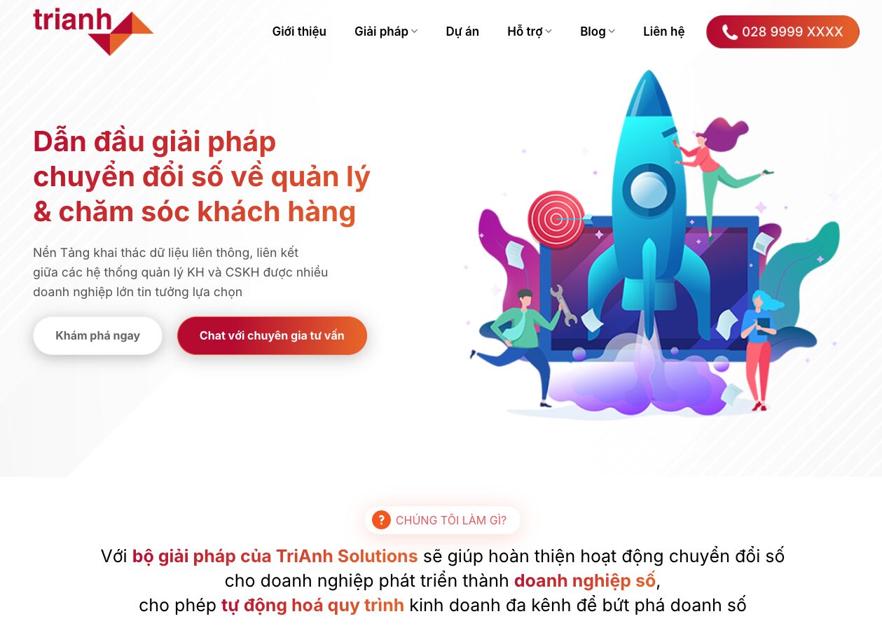 Theme WordPress Marketing Công Ty 2 có template phù hợp