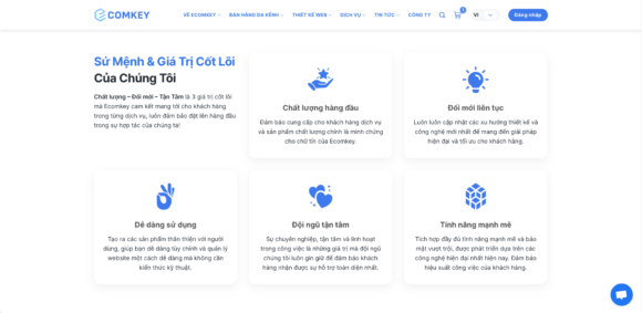 Dịch Vụ Thiết Kế Website Nhiều Lợi Ích Vượt Trội Tại Ecomkey