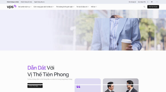 Trải Nghiệm Thiết Kế Website Công Ty Chứng Khoán VPS Như Mẫu, Tối Ưu SEO Tại Ecomkey