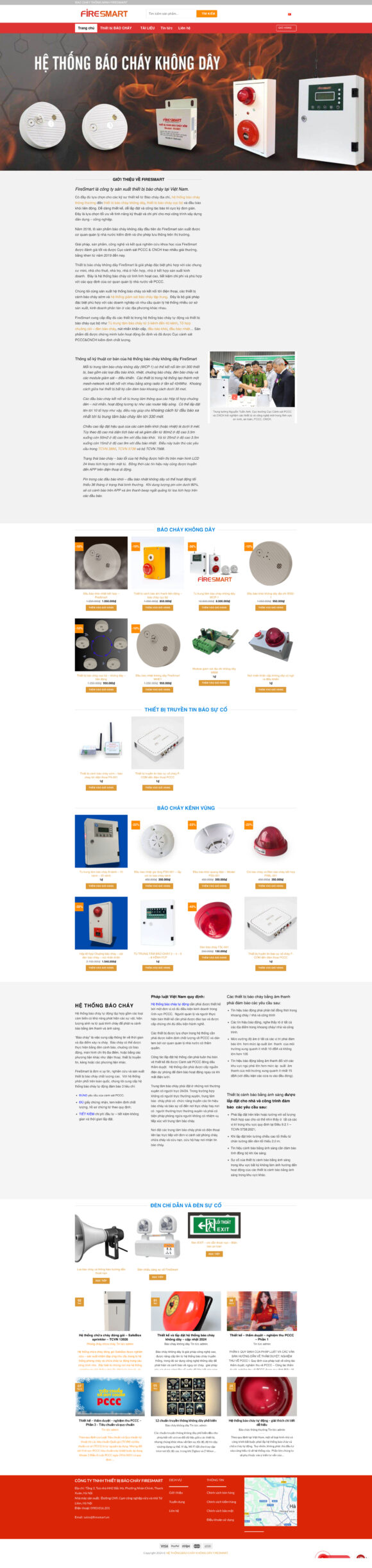 Dịch Vụ Thiết Kế Website Công Ty Firesmart, Giải Pháp Bán Hàng Trực Tuyến Hiệu Quả