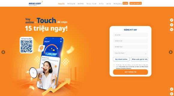 Thiết Kế Website Công Ty Mirae Asset Bảo Mật SSL, Chuẩn SEO