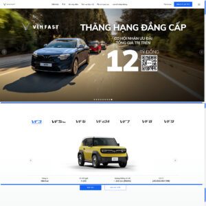 Dịch Vụ Thiết Kế Website Công Ty Vinfast Như Mẫu Chuẩn SEO
