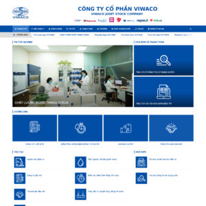 Thiết Kế Website Công Ty Viwaco Chuẩn SEO Nâng Tầm Thương Hiệu