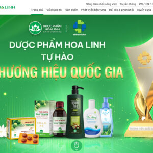 Thiết Kế Website Công Ty Hoa Linh Giải Pháp Tối Ưu Cho Doanh Nghiệp Dược Phẩm