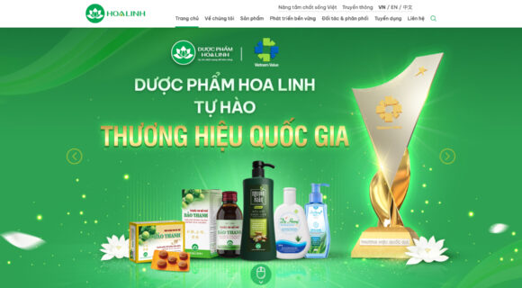 Thiết Kế Website Công Ty Hoa Linh Giải Pháp Tối Ưu Cho Doanh Nghiệp Dược Phẩm