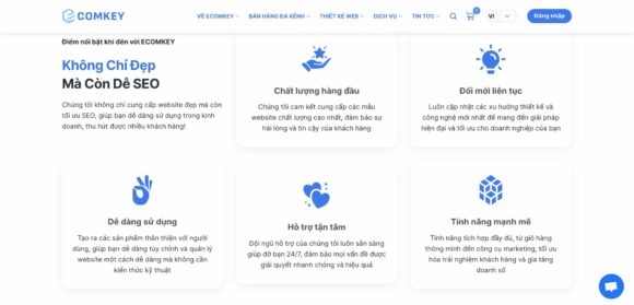 Ưu Điểm Khi Sử Dụng Dịch Vụ Thiết Kế Website Doanh Nghiệp Tại Ecomkey