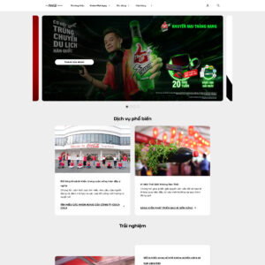 Thiết Kế Website Công Ty Coca-Cola Tối Ưu Giao Diện, Chuẩn SEO