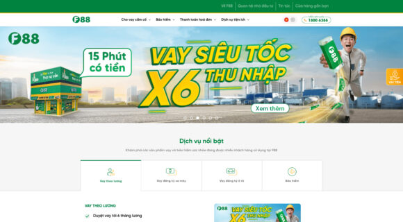 Thiết Kế Website Công Ty F88 Chuẩn SEO, Tối Ưu Giao Diện Người Dùng