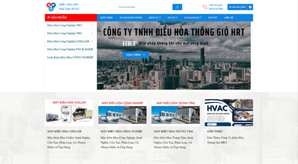 Thiết Kế Website Công Ty HRT Tối Ưu Giao Diện, Chuẩn SEO