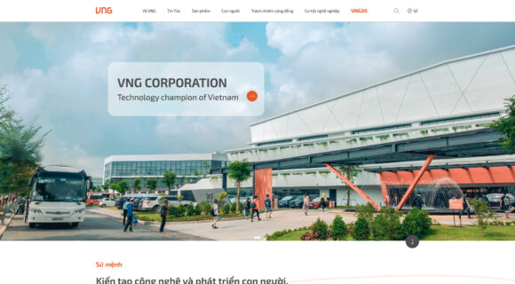 Dịch Vụ Thiết Kế Website Công Ty VNG Chuyên Nghiệp Tại Ecomkey