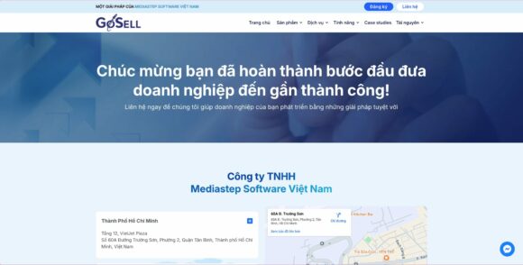 Trung tâm hỗ trợ trong thiết kế website công ty Mediastep Software Việt Nam